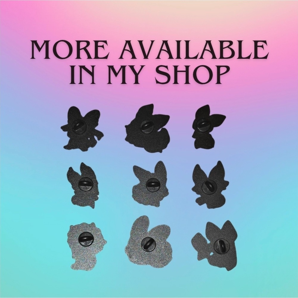 Pokémon FLAREON Eevee Evolutions Chibi Enamel Pin Set – Collector's Charm - Picture 3 of 3